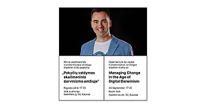 Open lecture on Managing Change in the Age of Digital Darwinism