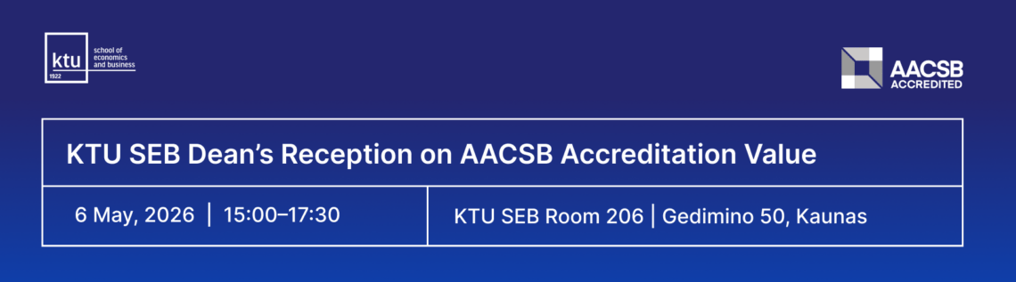 Seb Form R - School of Economics and Business R | KTU