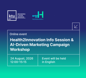 Event banner for Health2Innovation Info Session & AI-Driven Marketing Campaign Workshop
